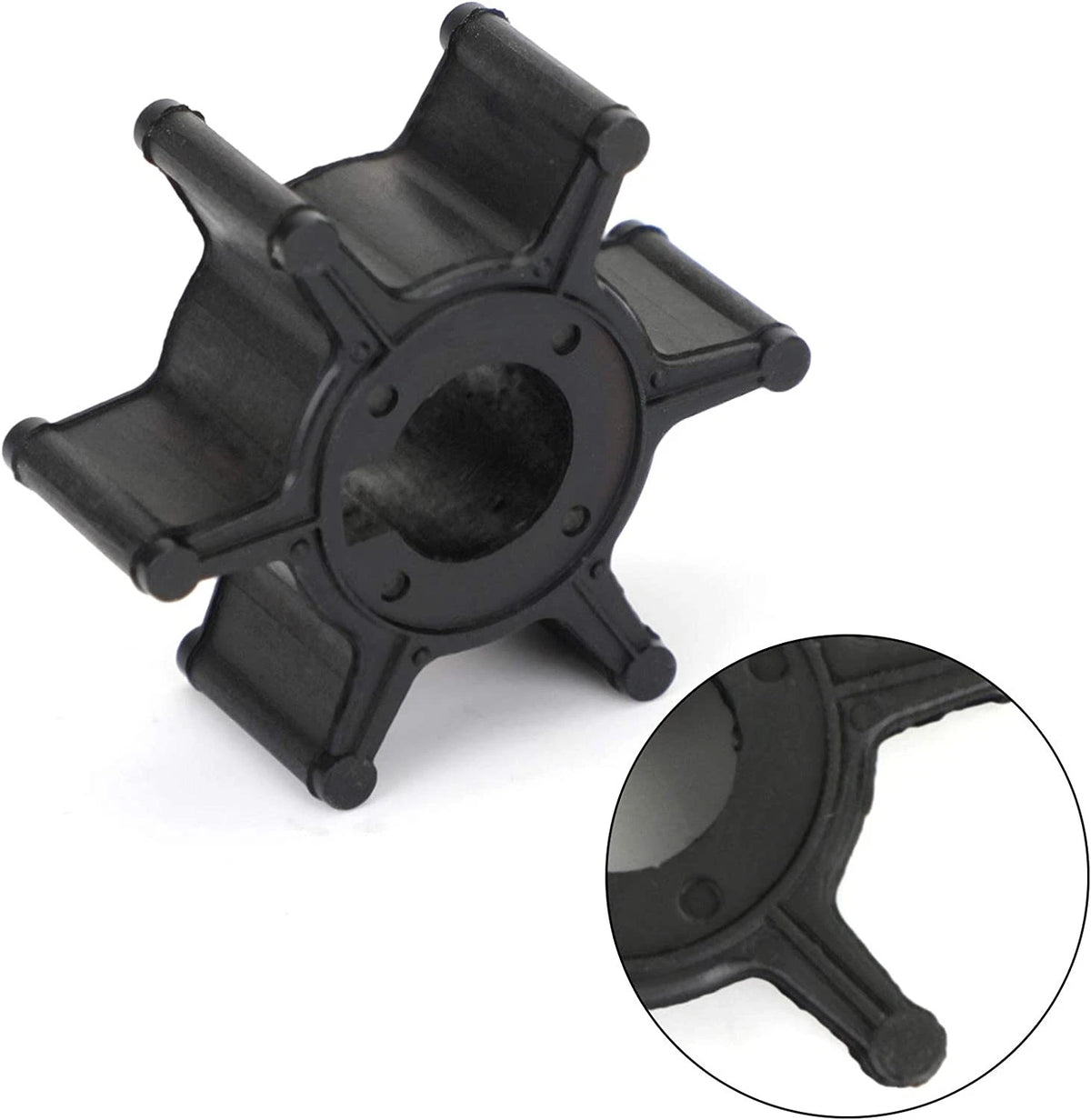 Water Pump Impeller for Yamaha 4-Stroke 2.5 HP F2.5 Outboard Motor 6L5-44352-00