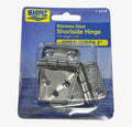 Marpac 7-0458, Stainless Steel Shortside Hinge 1 1/2'', Open Width 2''