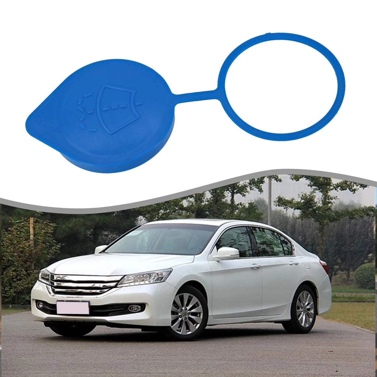 1 Set Windshield Washer Reservoir Cap for Accord 2015-2017 EX, EX-L Models