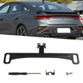 Sleek Black License Plate Frame Holder for American Style Rear View Camera