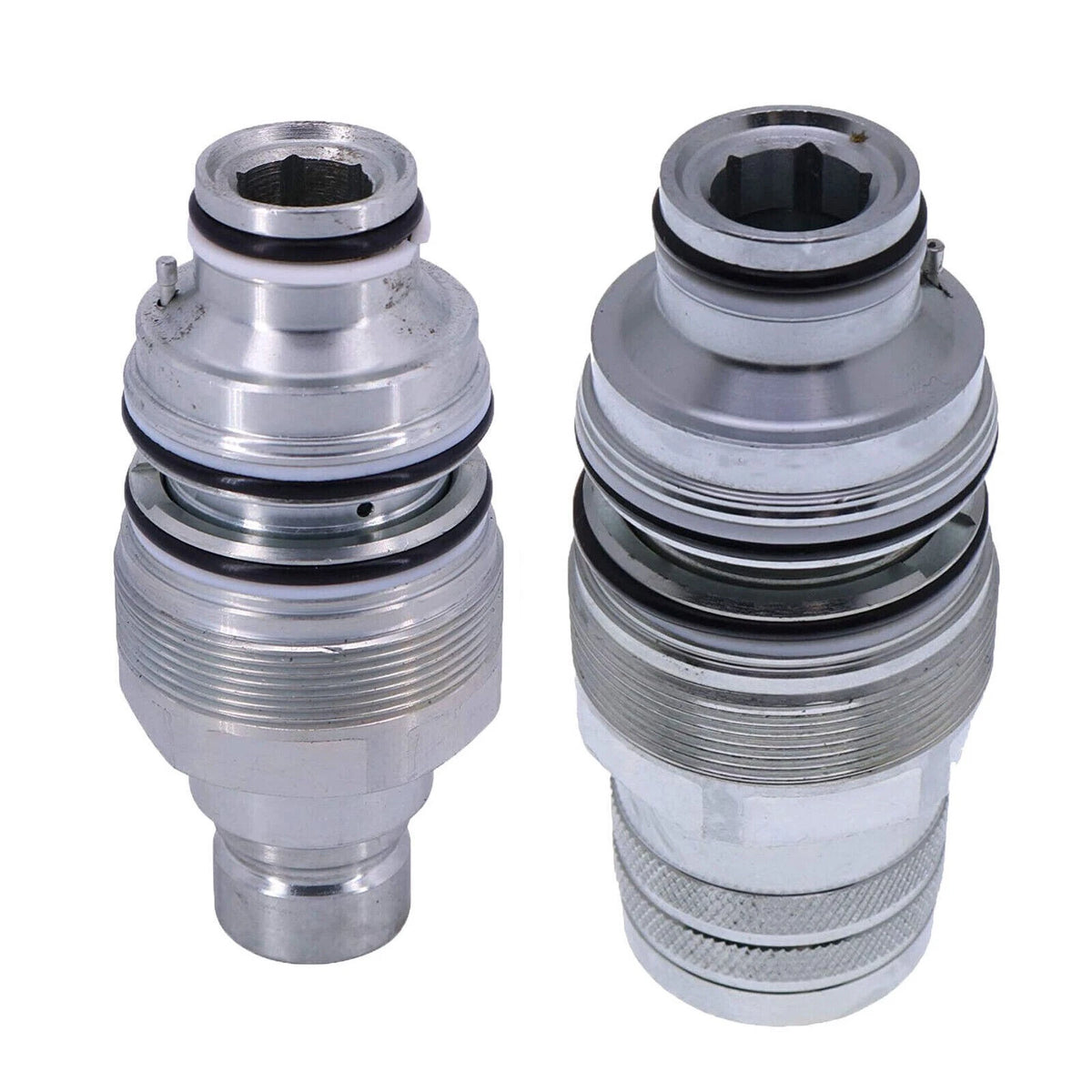 Flat Face Coupler Kit 6679837 6680018For Bob Cat 753 863 S175 S300 S650 T140 T180