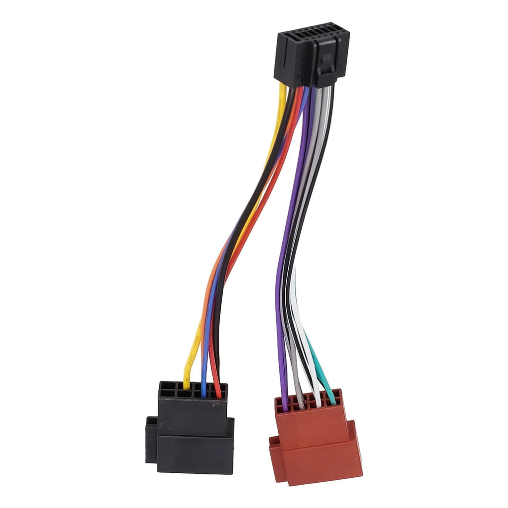 16-Pin for Iso Wiring Harness Connector Adaptor Car Radio for