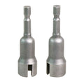 Alloy Forged Slotted Butterfly Nut Socket Wrench for Car Repair 14 Hex Drive