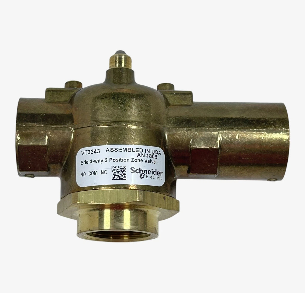 Schneider VT3343, Erie 3 -way 2 Position Zone Valve Assembly 3/4'' - 25 PSI