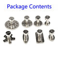 8PCS/SET Car Auto Body Dent Repair Puller Tabs Aluminum Glue Kit Paintless Tool