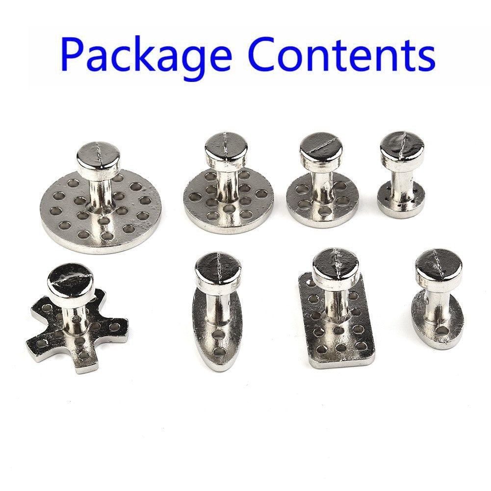8PCS/SET Car Auto Body Dent Repair Puller Tabs Aluminum Glue Kit Paintless Tool