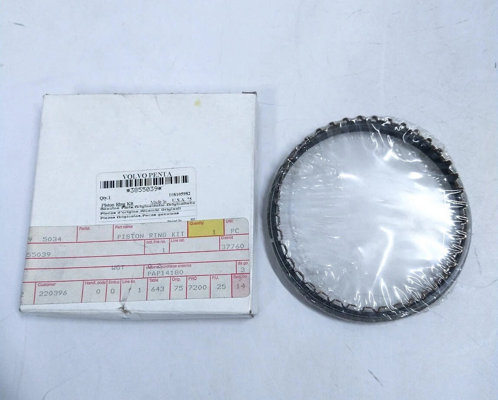 '- - Volvo Penta 3855039, Piston Ring Kit, OEM