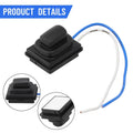 Button Switch Door Handle 1pc Black Direct Fit Plug-and-play Right Exterior Door