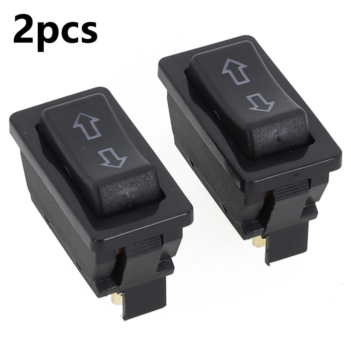 For 2*UNIVERSAL 12V for 2 WAY MOMENTARY ELECTRIC AERIAL UP DOWN ROCKER SWITCH