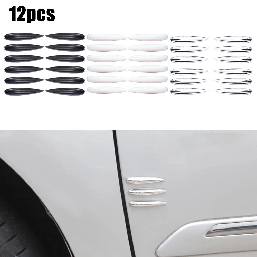 Protect Your Car's Value with 12PCS Car Protector Trim Strip Bumper Guard