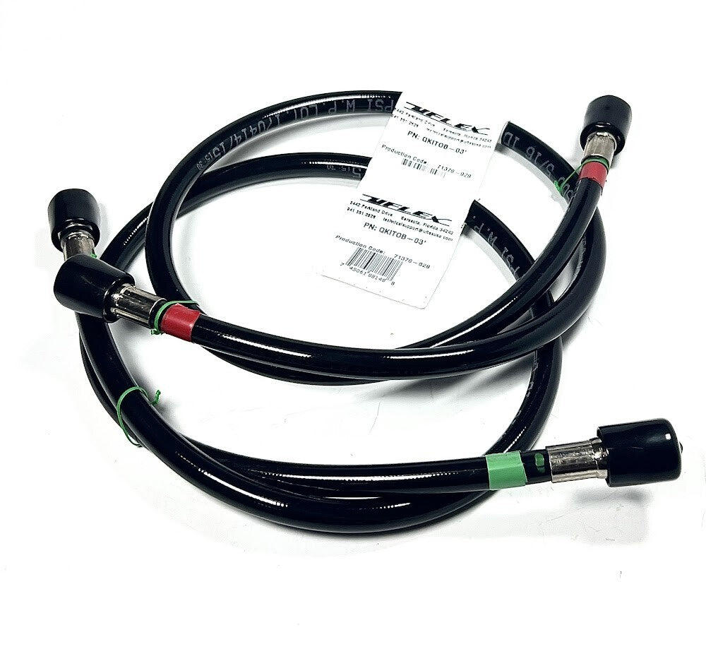 UFLEX KITOB-03, Hydraulic Hose Kit, 2 Hoses, 3FT, , OEM