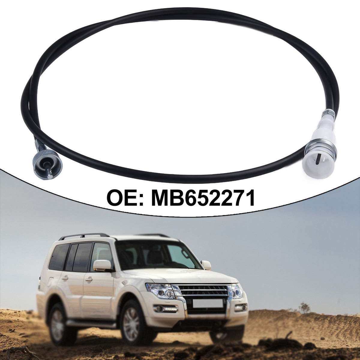 ABS+Metal Speedometer Cable for Mitsubishi for Pajero for Montero MB652271