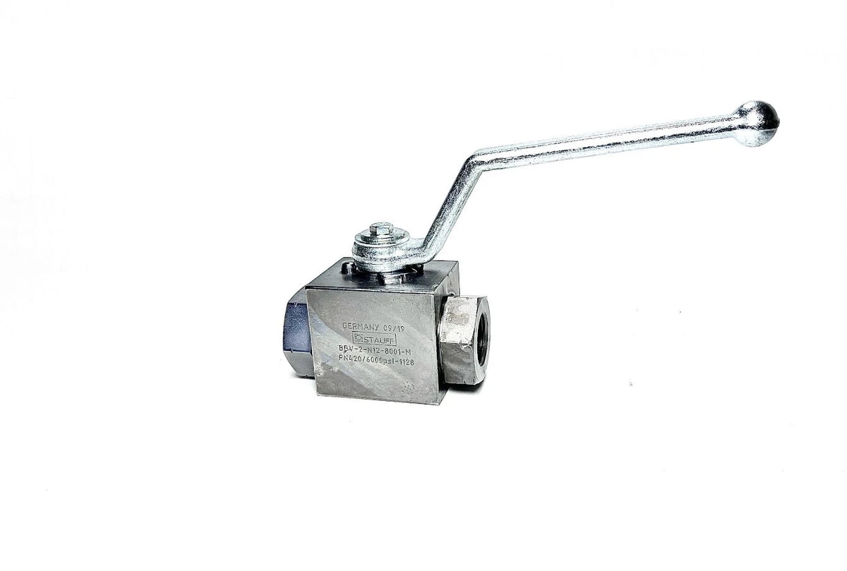Stauff BBV-2-N12-8001 -m, Block Body Ball Valve, High Pressure, 3/4in NPT