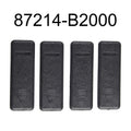 4Pcs Roof Molding Covers for Kia Soul 2014 2019 OEM# 87214 B2000 Black