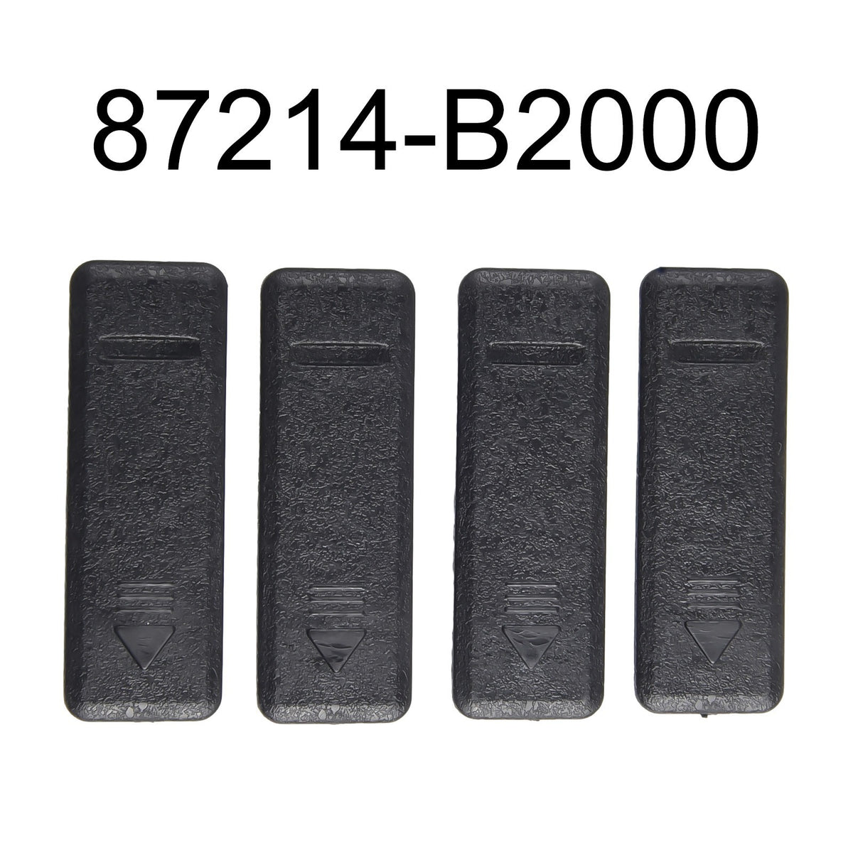 4Pcs Roof Molding Covers for Kia Soul 2014 2019 OEM# 87214 B2000 Black