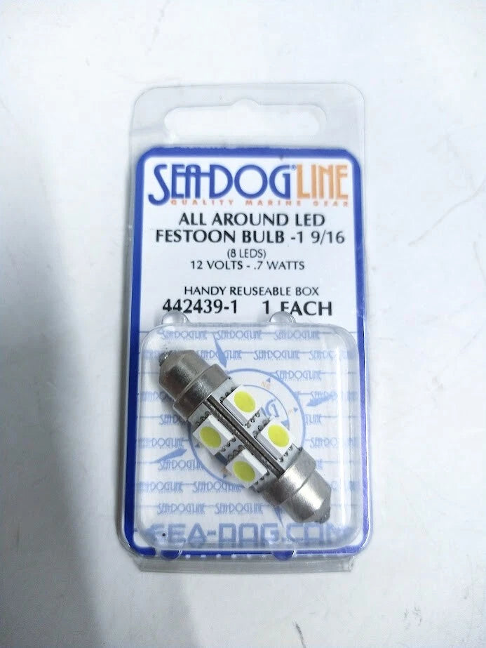 SeaDog Line 442439-1, All Round LED Festoon Bulb - 1 9/16