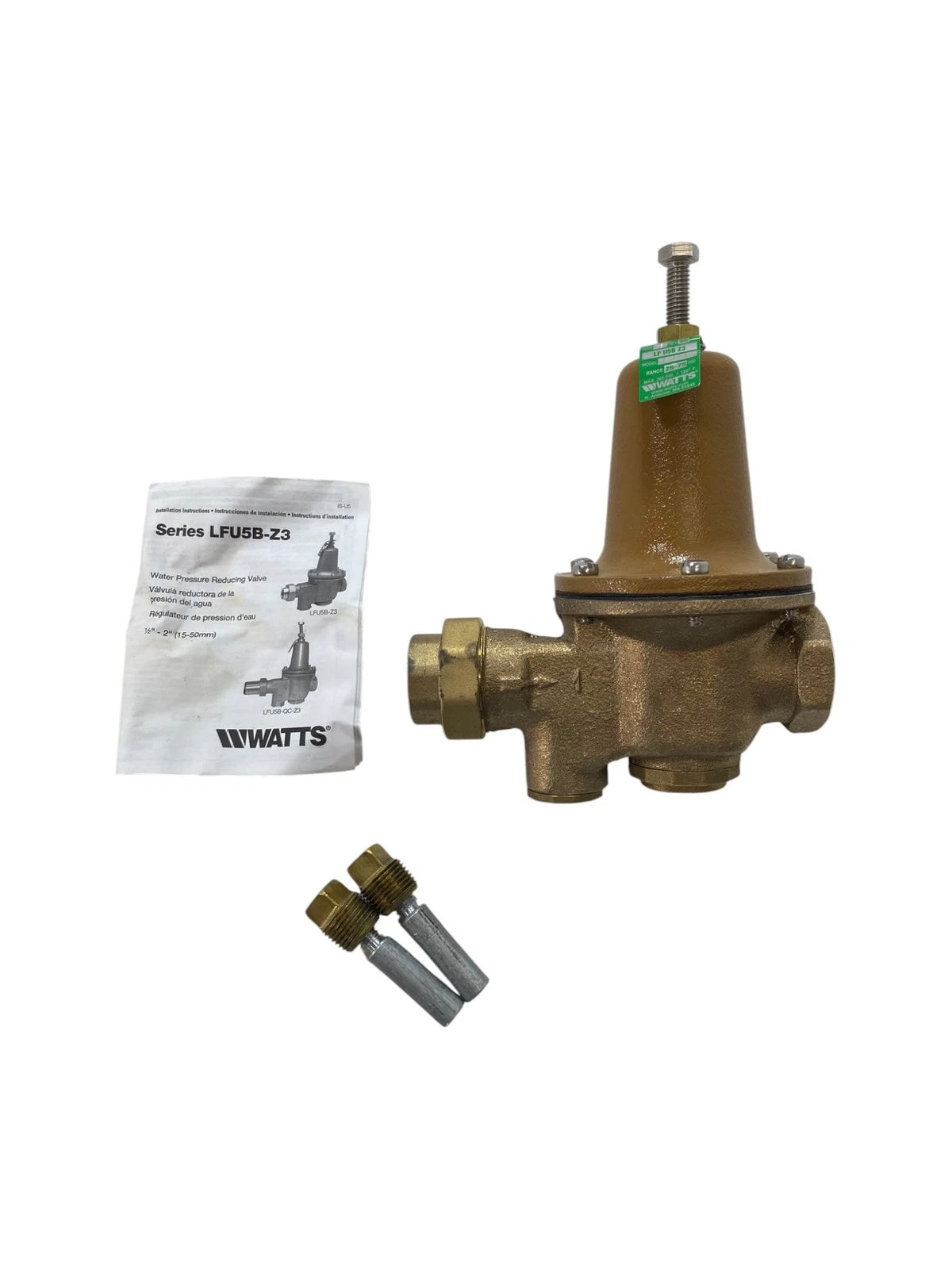 Watts LFU5B-Z3, Water Pressure Reducing Valve-Thd 1", 50 PSI OEM