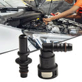 11.8mm SAE 3/8 10mm Elbow 90° Nylon Fuel Line Quick Connect Release Hose
