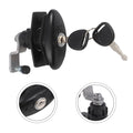 Sleek Black Hatch Lock Suitable for Various RV Applications and Use Cases