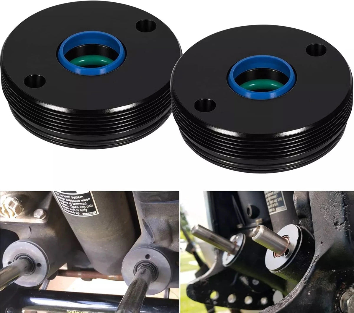 Tilt End Cap with Seals Mercury 878239A02,8M00 90322, 811606, 878239A1, 878239 2pcs