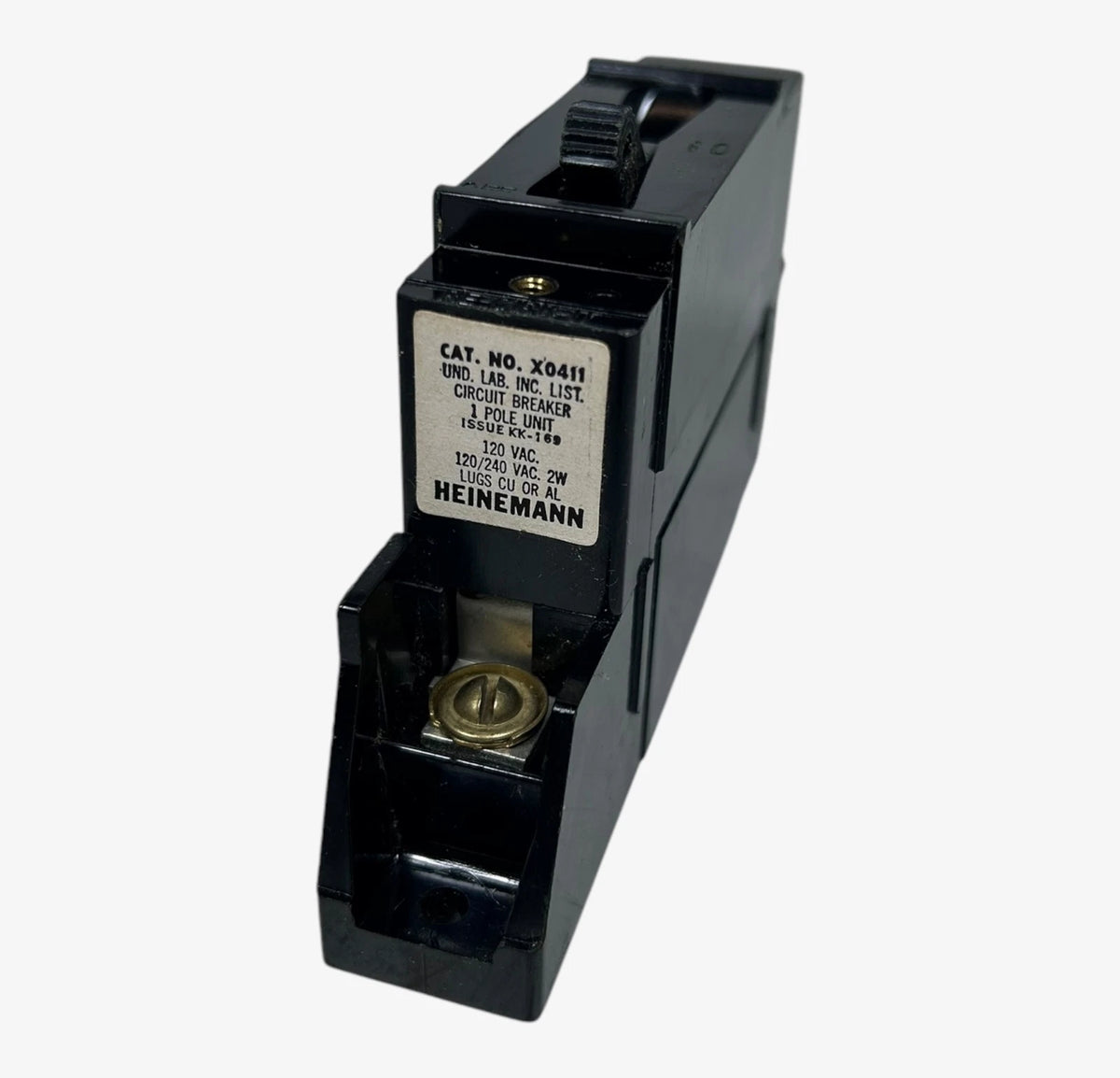 Heinemann Electric X0411, 1 Pole 120V Circuit Breaker Switch