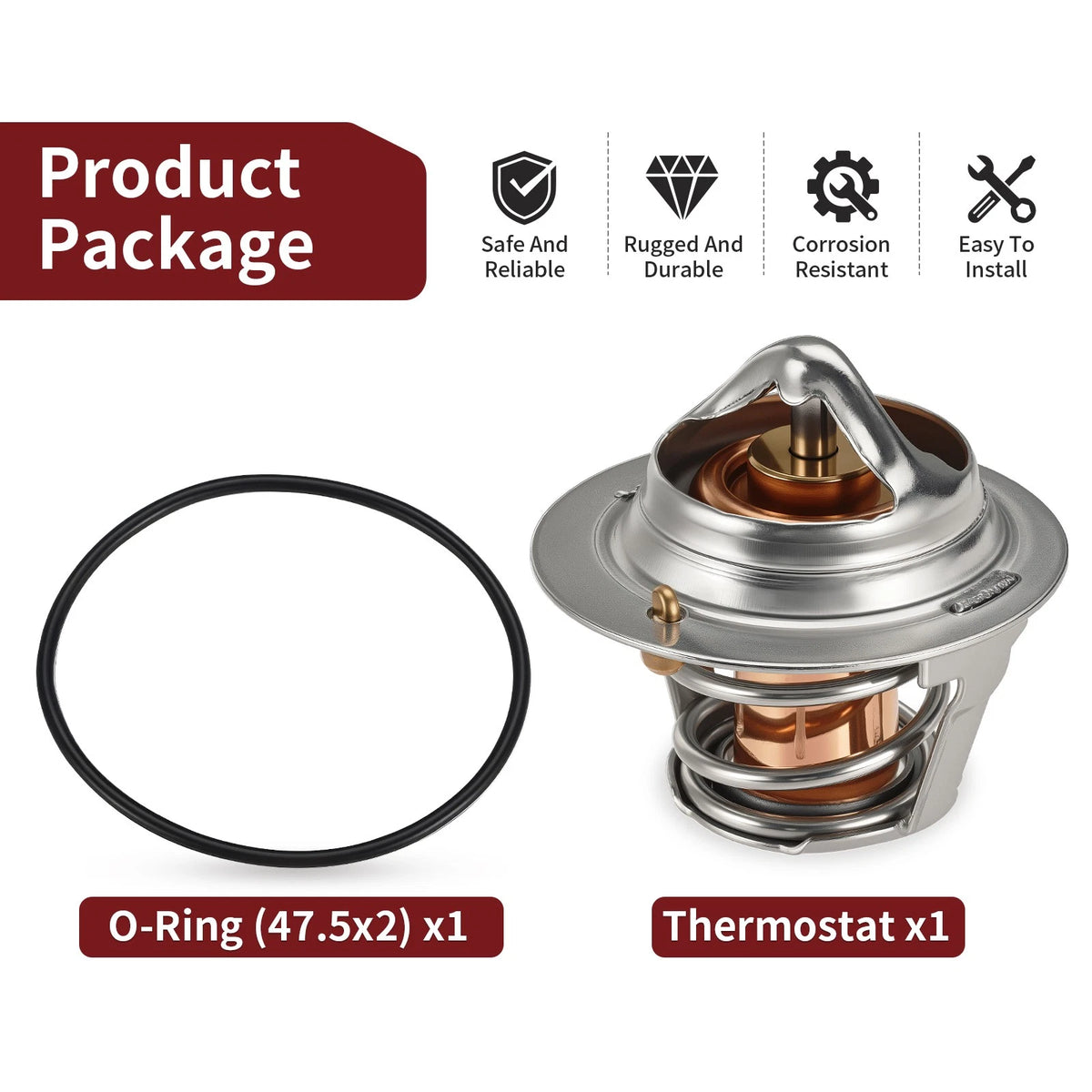 Thermostat O-Ring for Honda Interceptor 700 750 VFR700F VFR750F CBR600F CBR900RR