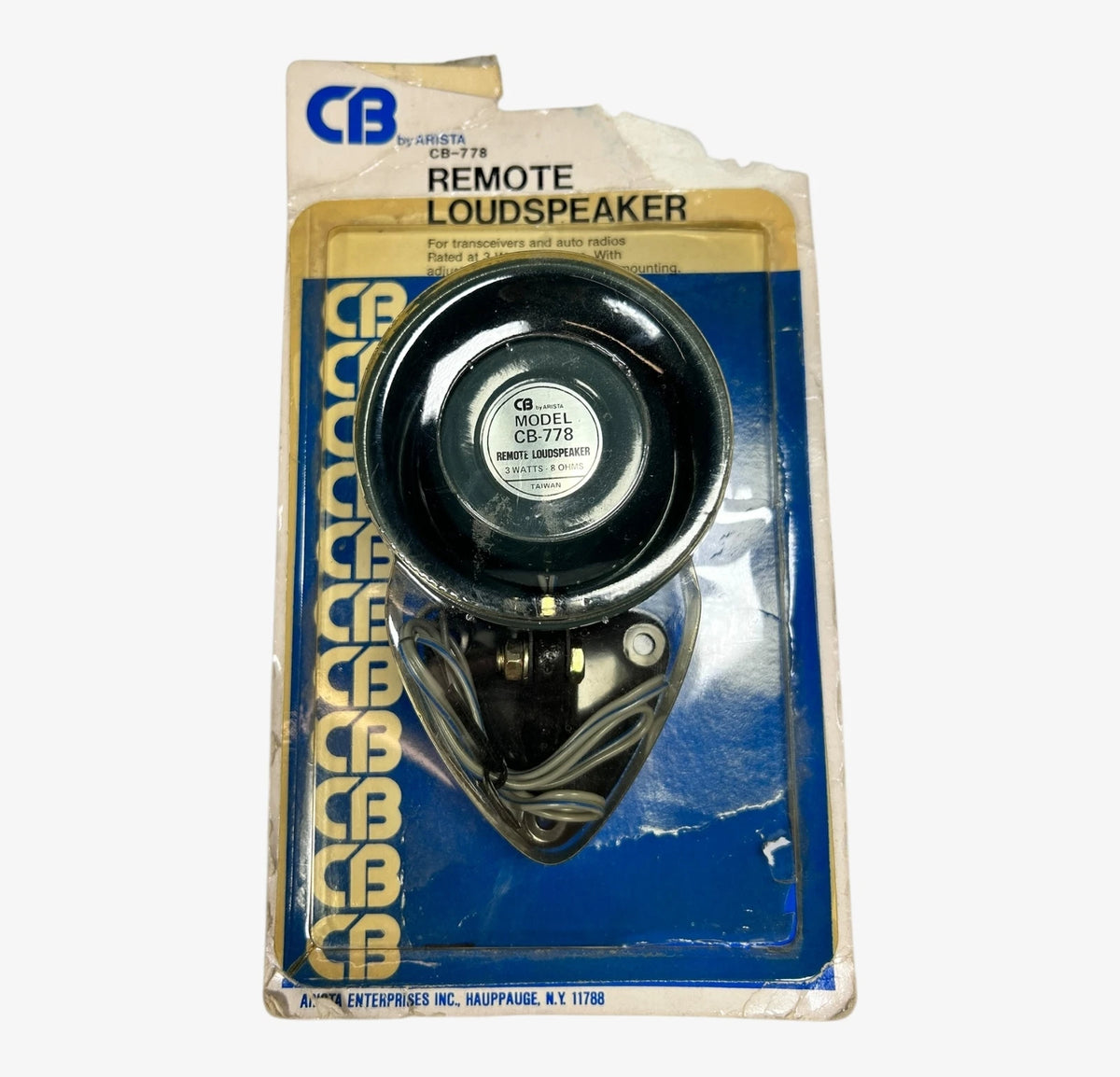 Arista CB-778, Remote Loud Speaker for Transrecievers & Auto Radios 3 Watts