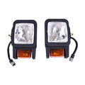 LH &RH Floodlamp AT330210 AT330211 for John Deere 304J 324K 204K 244J 244K 344K
