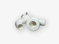 TH Marine TH-1592-B, 1 1/2in Thru Hull, 90 Degree Barbed, White, , 2 Pack