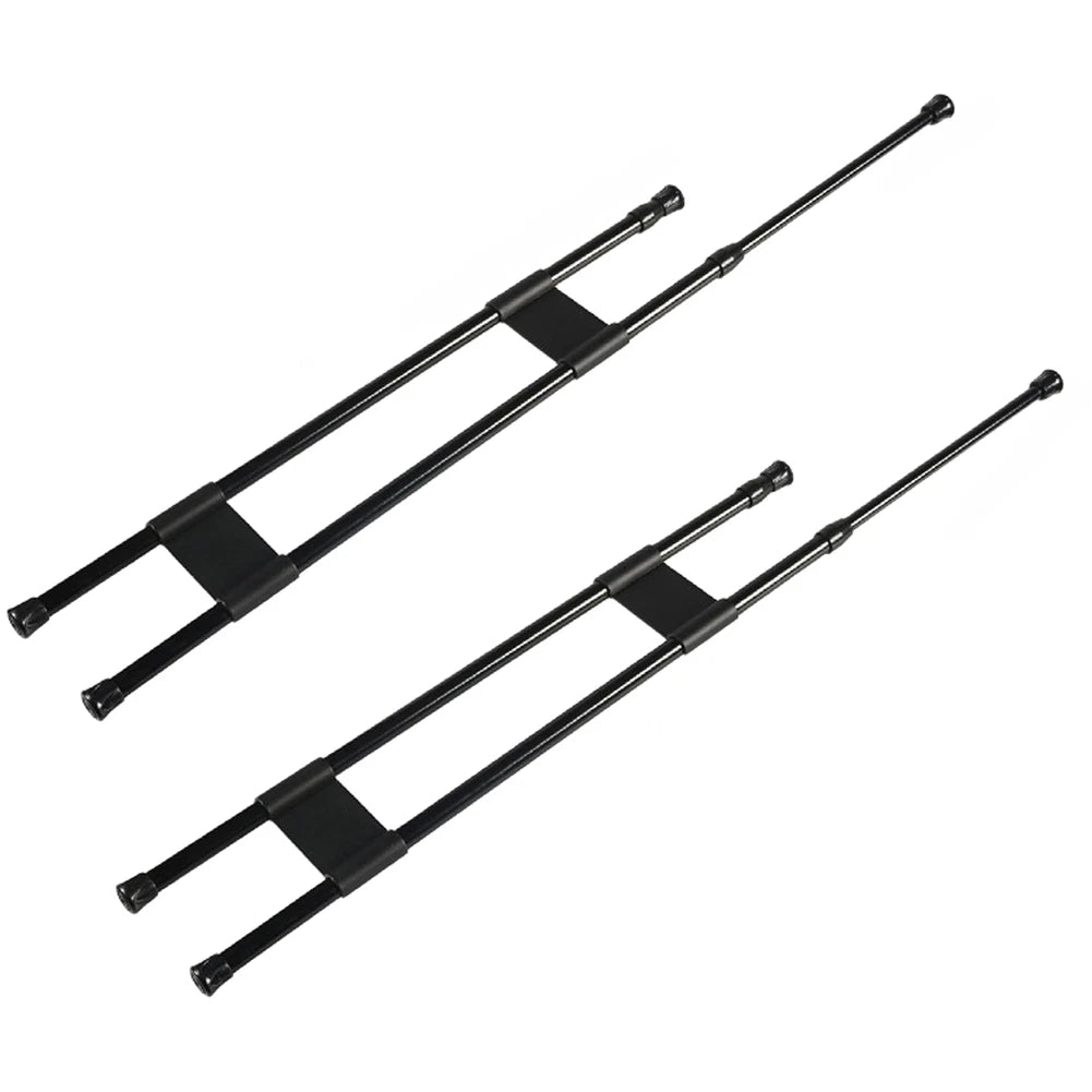 2pcs Telescopic Support Rod for RV Fridge 40-70cm Expandable PVC and Metal Bar