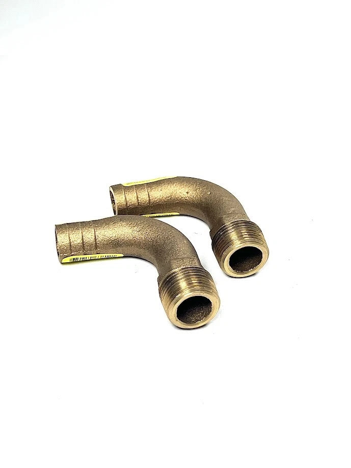 Apollo Valves 65-907-51, 90 Degree Hose Adapter, 3/4in, , OEM, 2 Pack