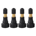 Tire Valve Stem Wheel Valve Tubeless 45 X 18.5mm Black + Gold