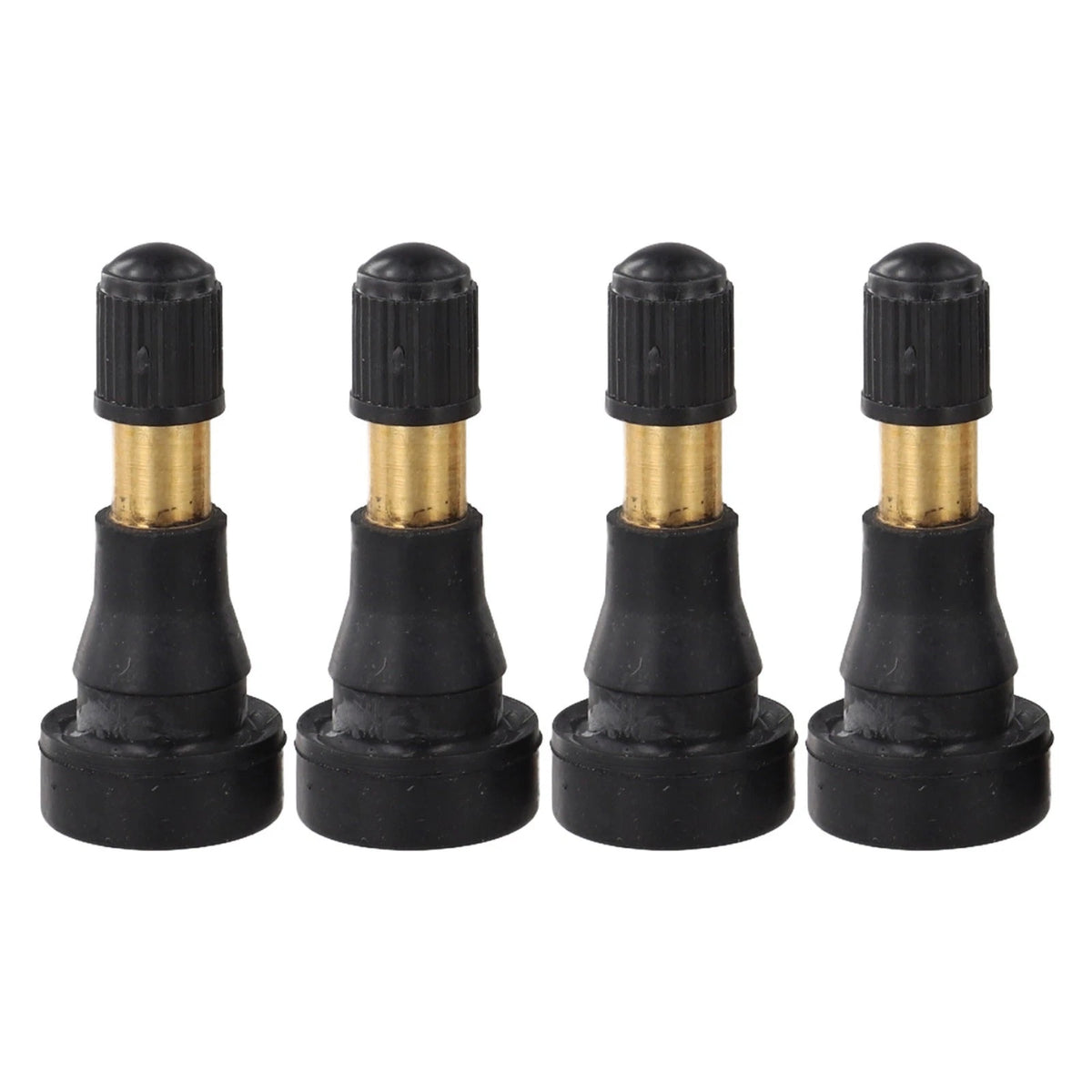 Tire Valve Stem Wheel Valve Tubeless 45 X 18.5mm Black + Gold