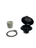Marinco 199136, 30A Power Inlet, Contoured Black Cover & Bezel, , OEM