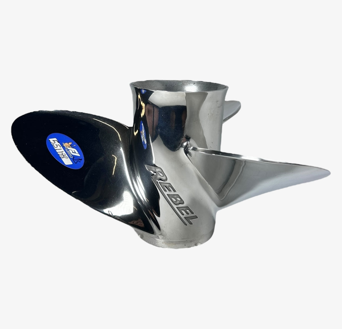 Evinrude Johnson 3 X 15 1/2'' X 17P , Rebel Propeller 763987 LH - Remanufactured