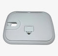 Jim Black White Access Hatch Lid 12'' X 9'' with 1 1/4'' Rope Hole