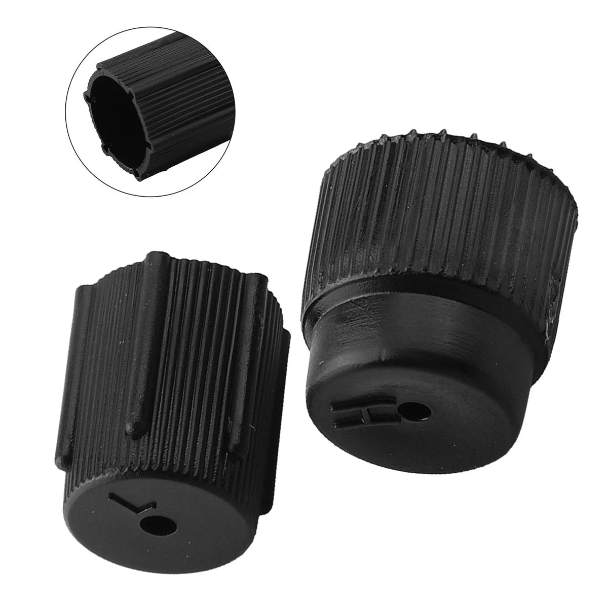 Quality Valve Cap Kit for Maintaining Car AC System High 16mm Low 13mm