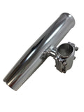 Tigress Silver Aluminum Rod Holder for 1 1/4in OD Pipe Horizontal Mount