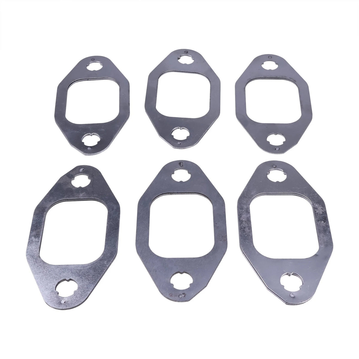 6Pcs Exhaust Manifold Gasket 3929881 for Cummins Engine 4BT 6BT Dodge 5.9L 12V