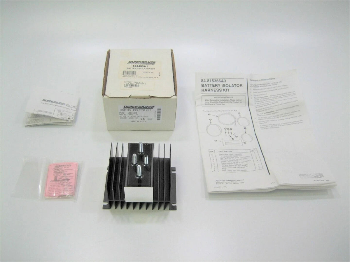 Quicksilver 808493A1 2003-06 Mercury 225 EFI 4 Stroke OEM Battery Isolator Kit