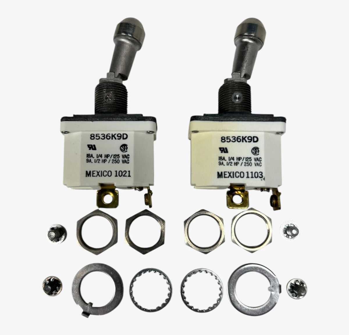Eaton 8536K9D, On/Off Toggle Switch - 2 Pack