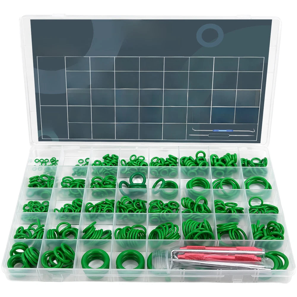 595 Pcs Nitrile O Ring Assortment Kit 36 Sizes for Faucet Water and Car Seals