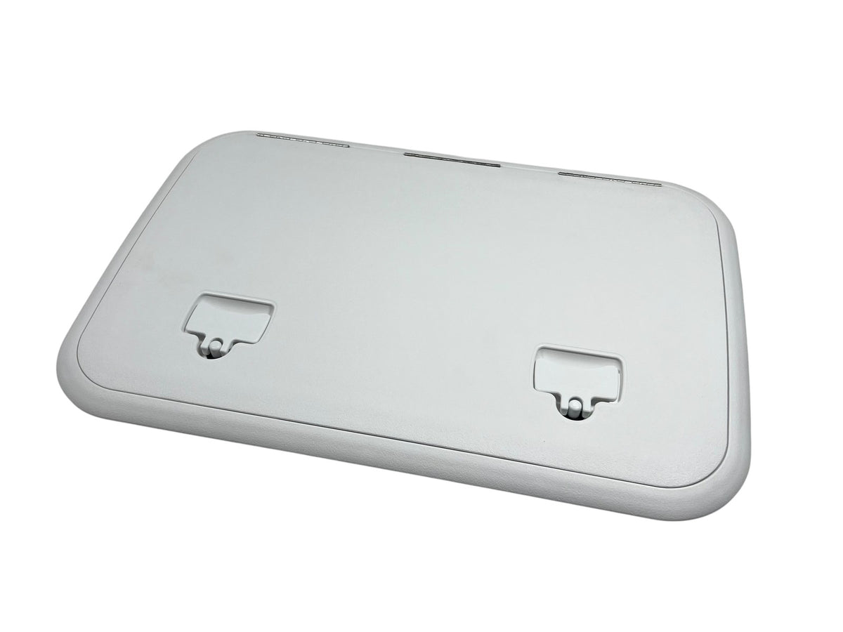 Jim Black 13in X 20in, Boat, Deck Hatch Lid, Polar White, , OEM