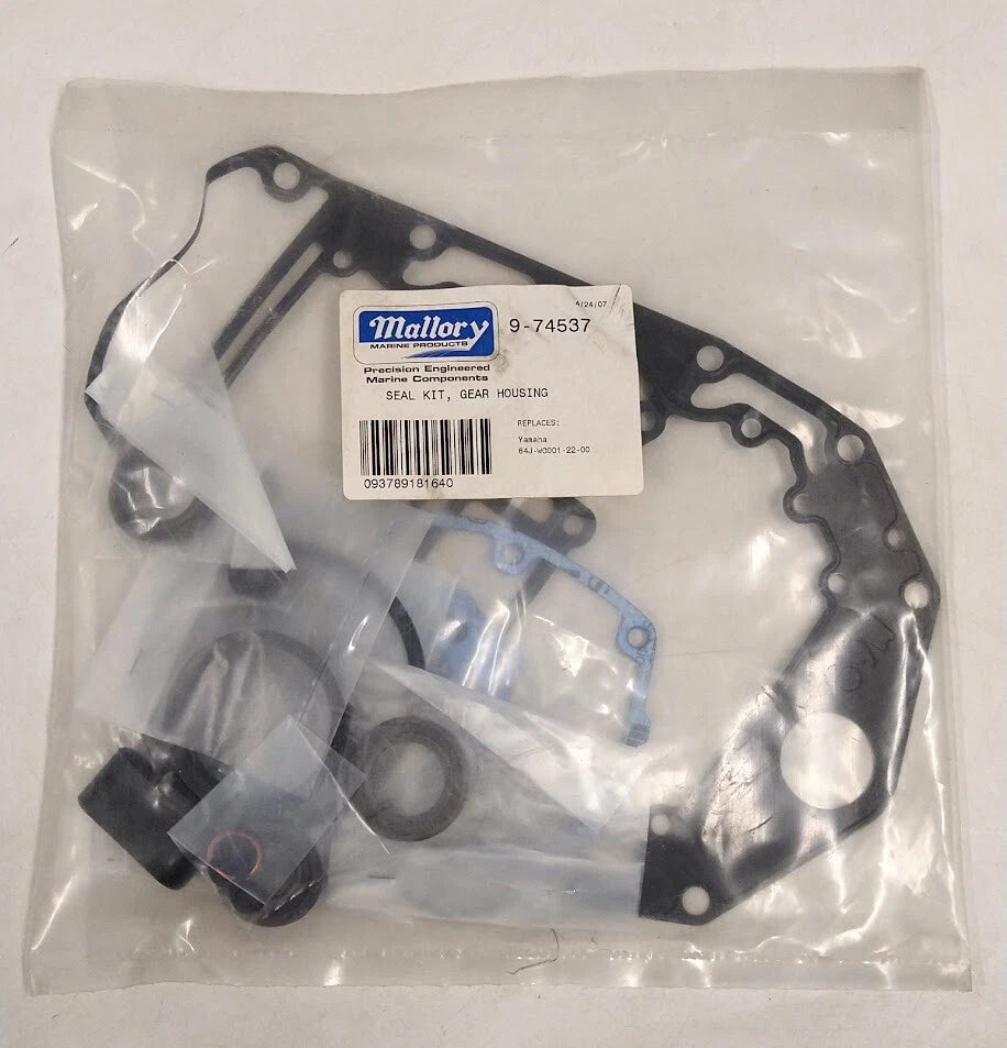 '- - Mallory Marine 9-74537, Seal Kit Gear Housing, OEM