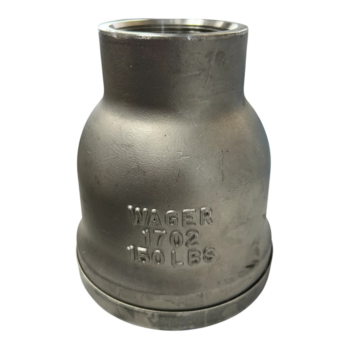 Wager 1702 150 LBS, Galvanized Steel Inverted Vented Check Valve with Steel Ball