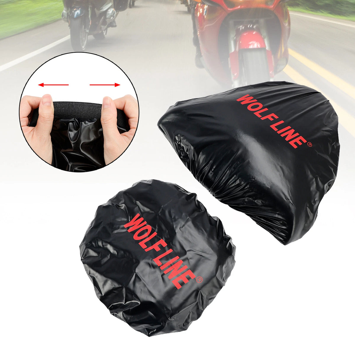 Universal Waterproof Seat Cushion Cover for Motorcycle Road Racing T9