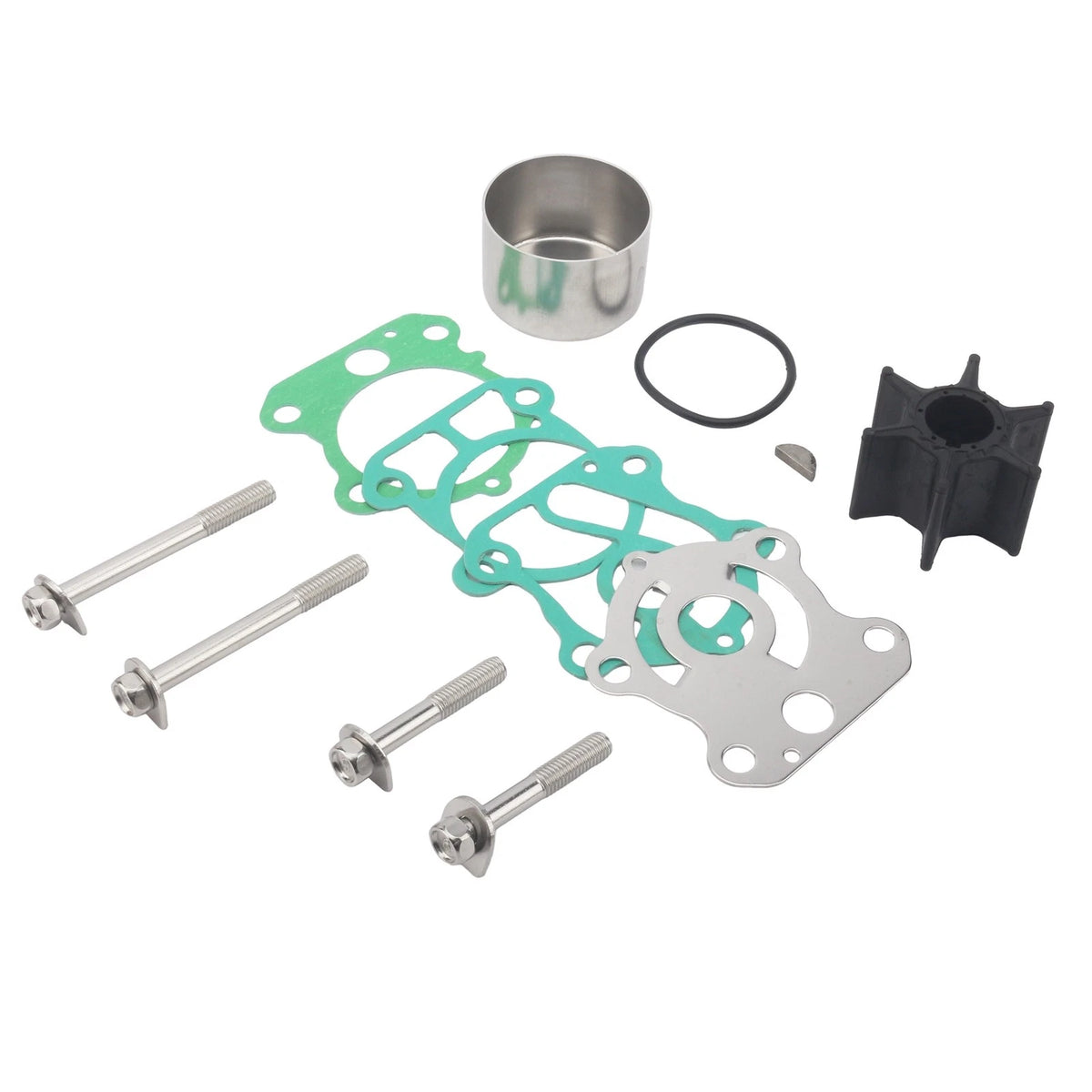 Water Pump Impeller Kit for Yamaha 4 Stroke F75A F80 F90 F90A F100 67F-W0078-00