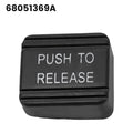 Parking Brake Pedal Pad 68051369AA for JEEP for DODGE 2008-2021 Black