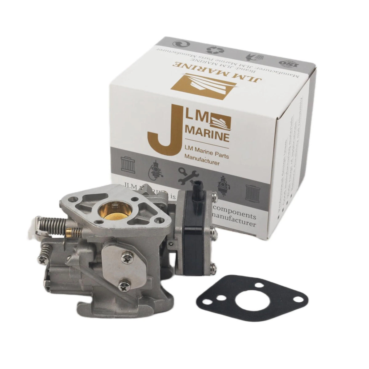 Outboard Carbs Carburetor & Gasket for Mercury Mariner 2Str 6 8 9.8 HP 803687A04