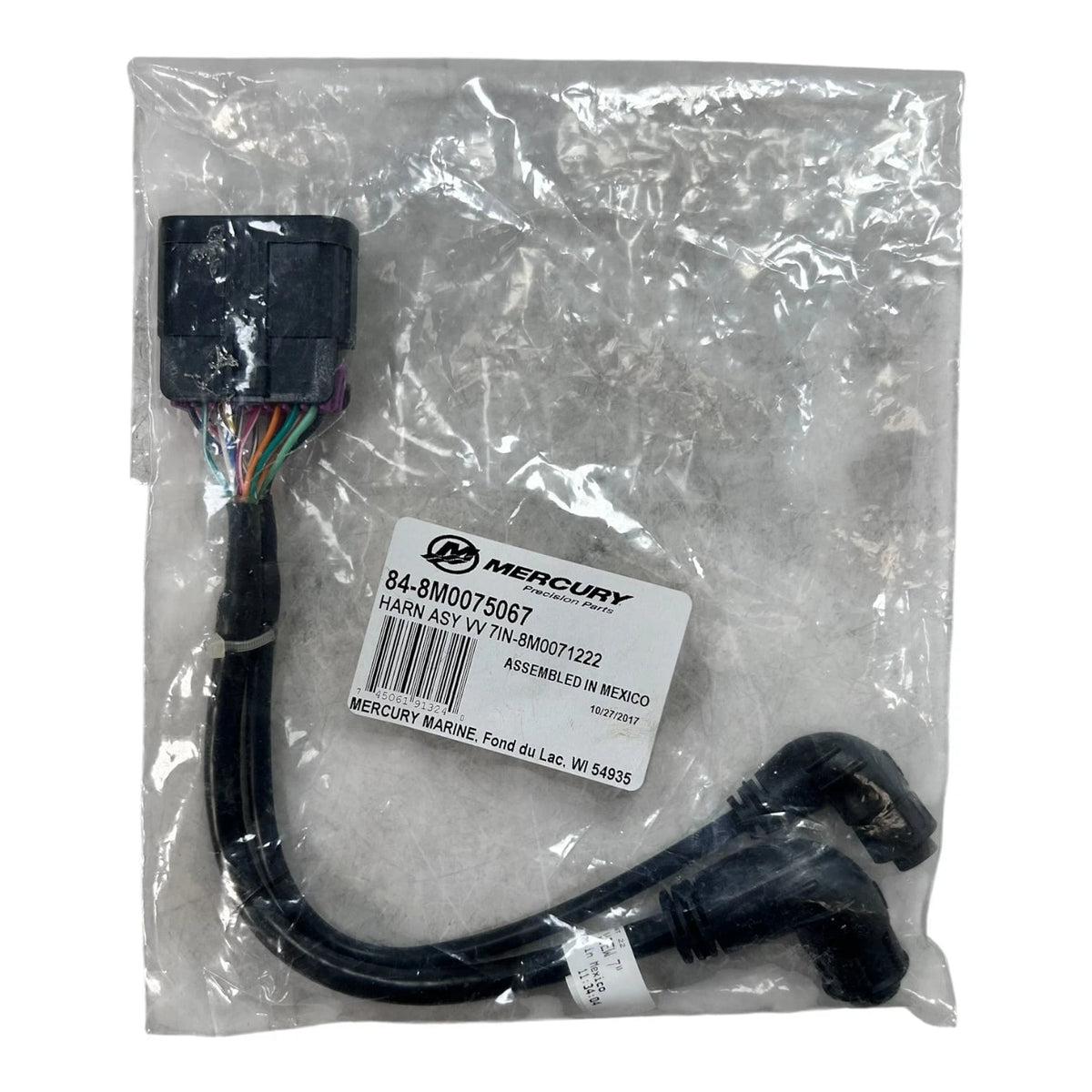 Mercury 84-8M0075067, Vessel View 7 Inch Display Power Harness Assembly, OEM
